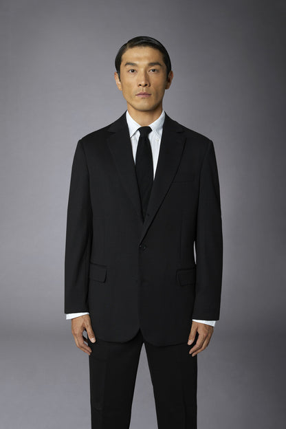 Men's single-breasted jacket in jersey regular fit