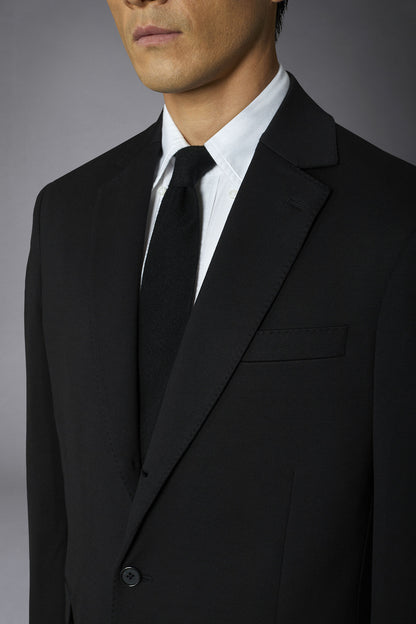 Men's single-breasted jacket in jersey regular fit