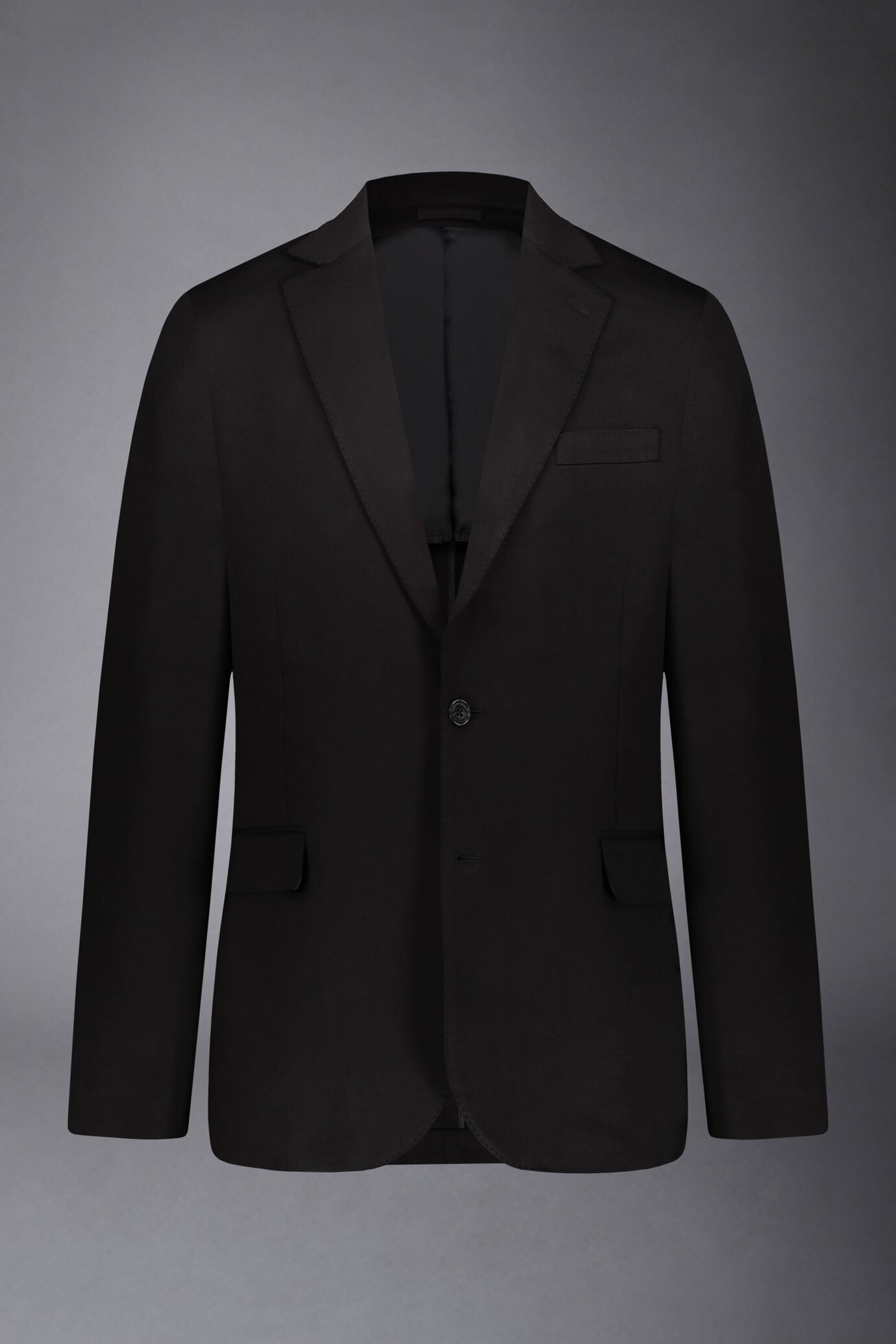 Men's single-breasted jacket in jersey regular fit