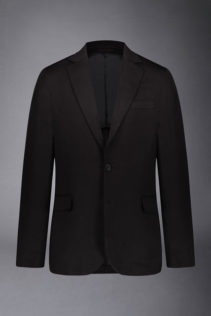 Men's single-breasted jacket in jersey regular fit
