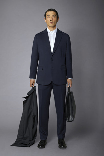 Men's single-breasted jacket in jersey regular fit