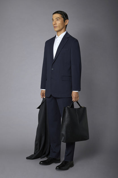 Men's single-breasted jacket in jersey regular fit
