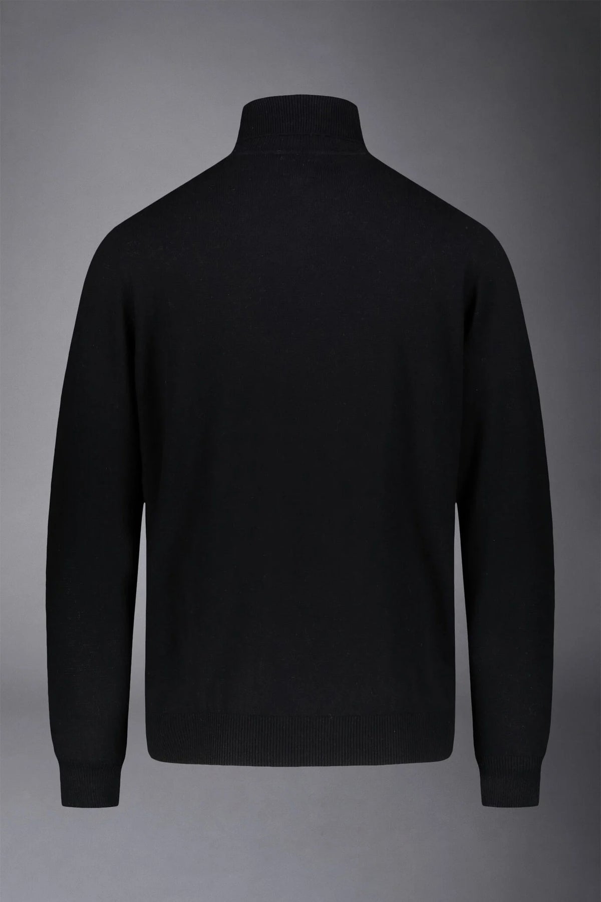 Men's wool and cotton turtleneck sweater