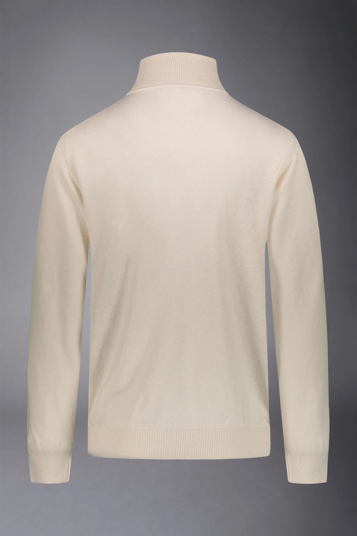 Men's wool and cotton turtleneck sweater