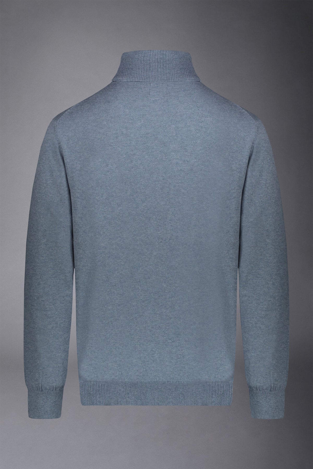 Men's wool and cotton turtleneck sweater