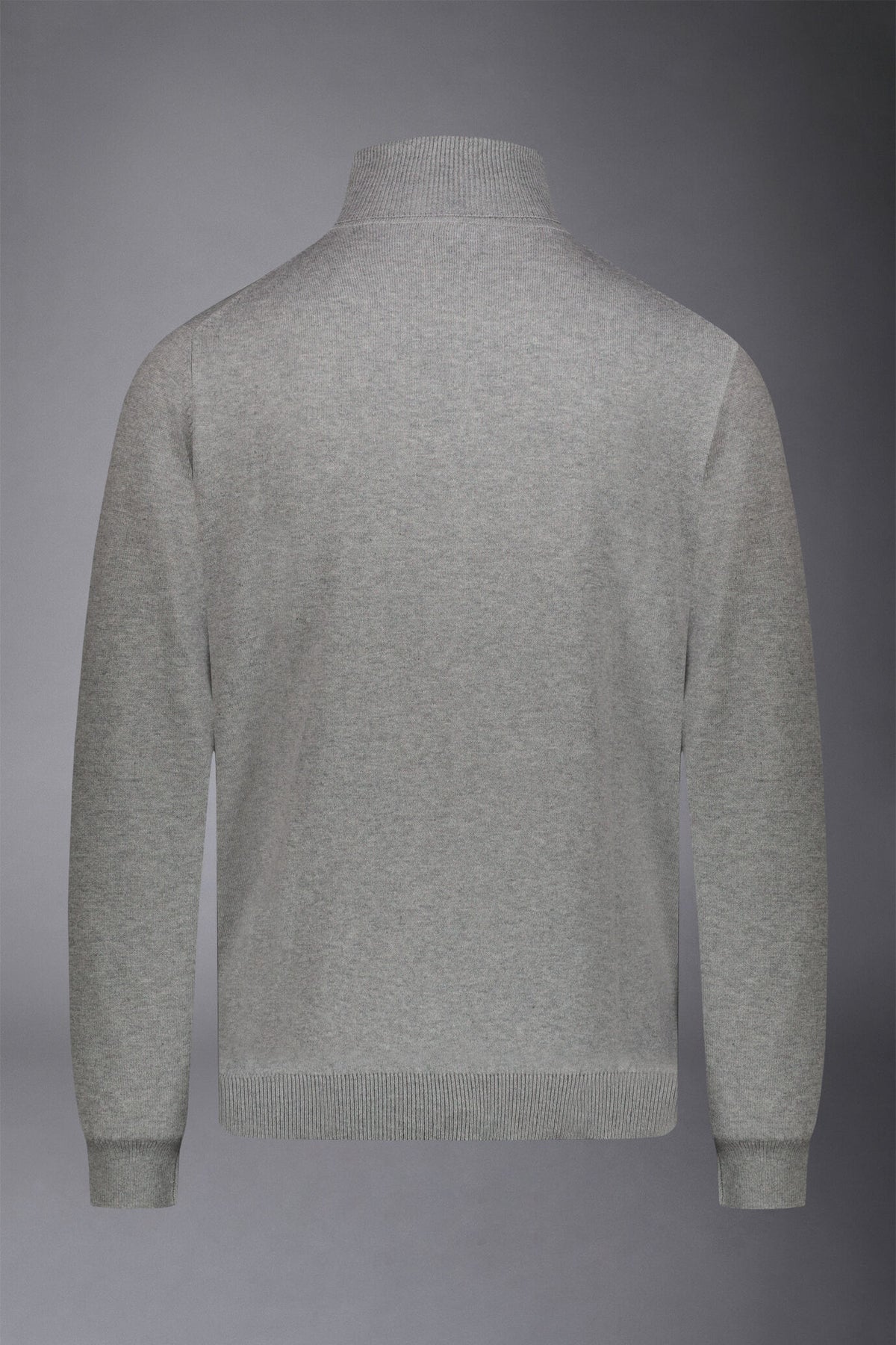 Men's wool and cotton turtleneck sweater