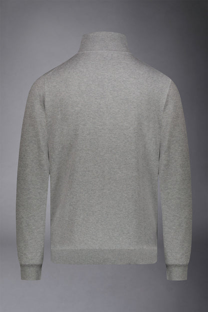 Men's wool and cotton turtleneck sweater