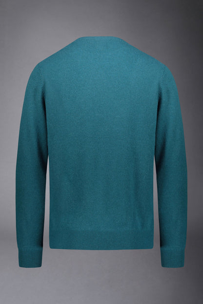 Men's crew neck wool blend lambswool regular fit sweater