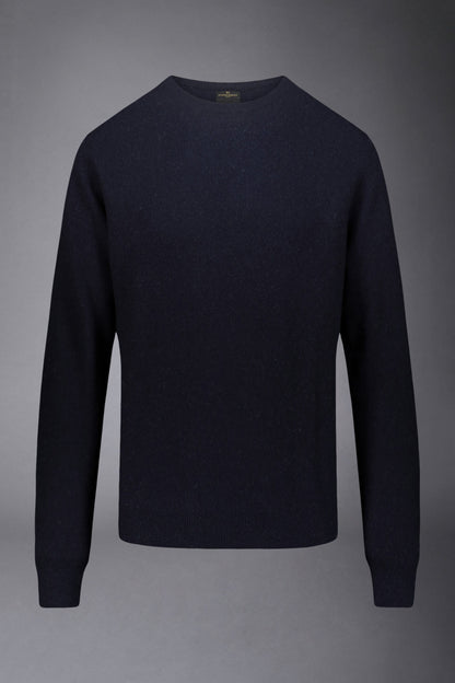Men's crew neck wool blend lambswool regular fit sweater