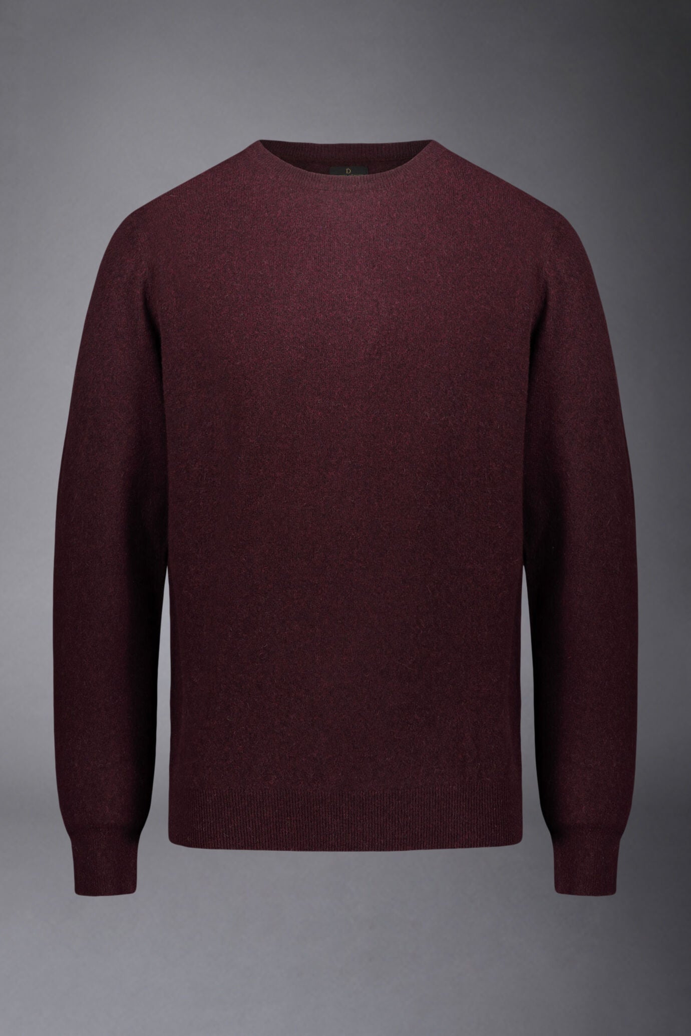 Men's crew neck wool blend lambswool regular fit sweater