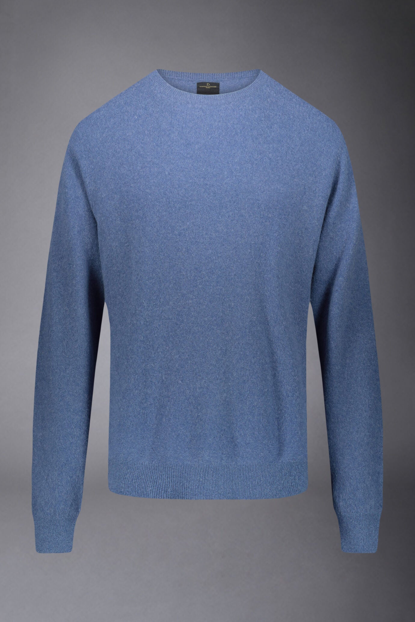 Men's crew neck wool blend lambswool regular fit sweater