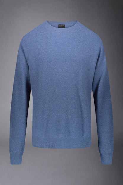 Men's crew neck wool blend lambswool regular fit sweater