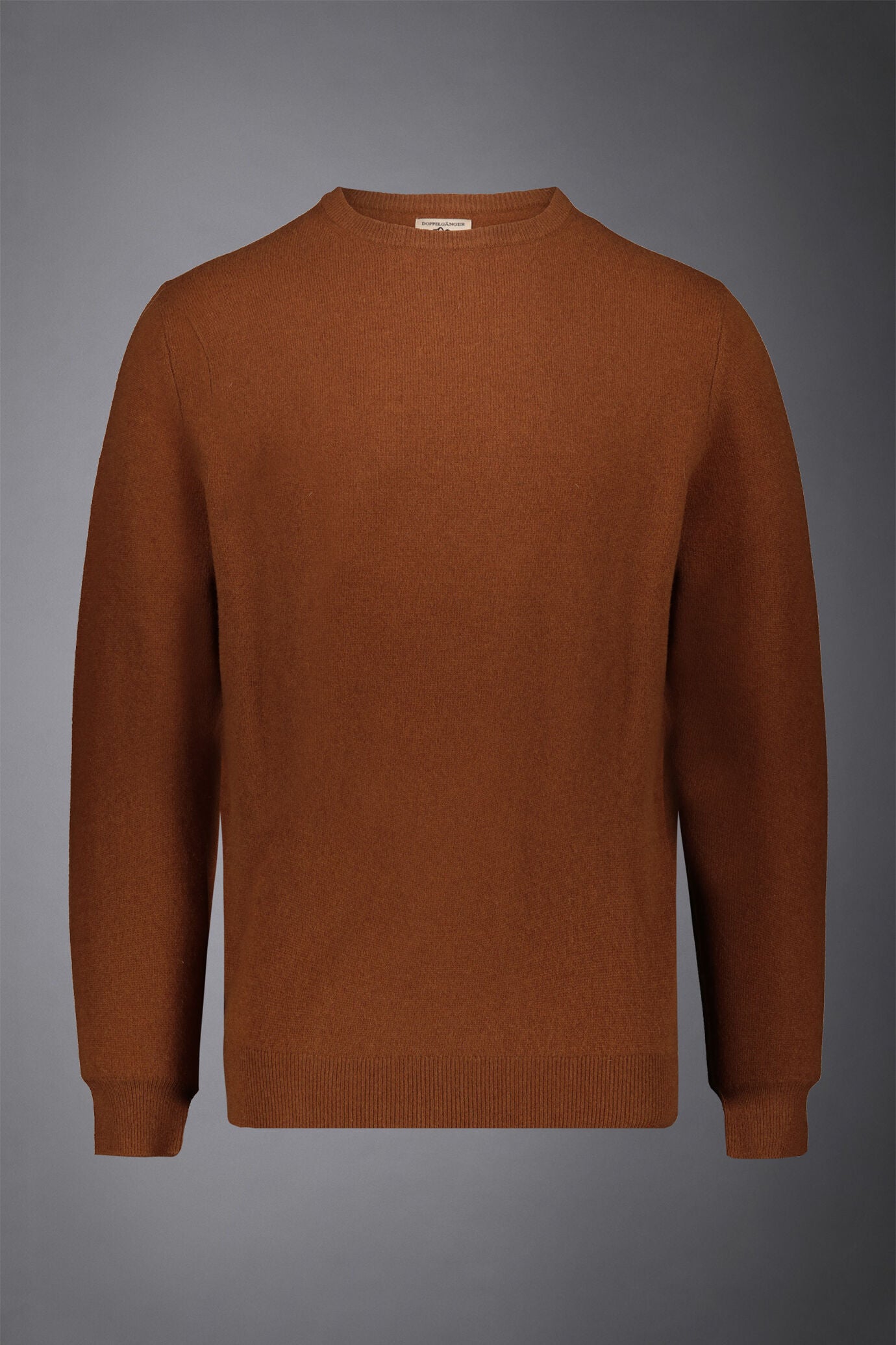 Men's crew neck wool blend lambswool regular fit sweater