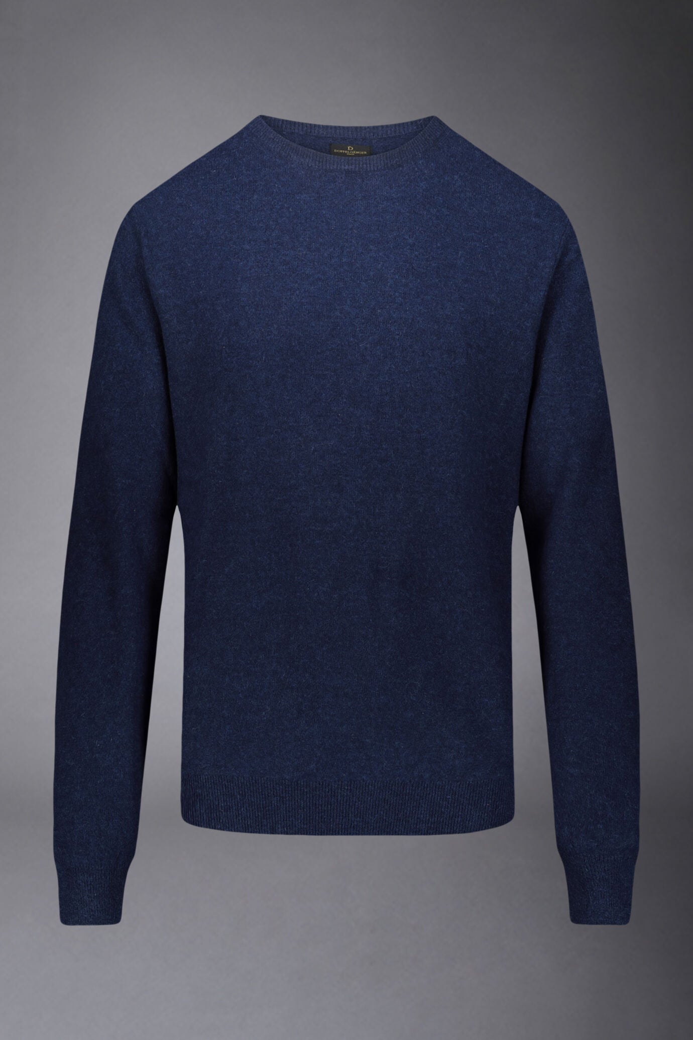 Men's crew neck wool blend lambswool regular fit sweater