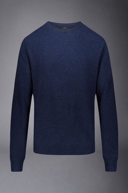 Men's crew neck wool blend lambswool regular fit sweater