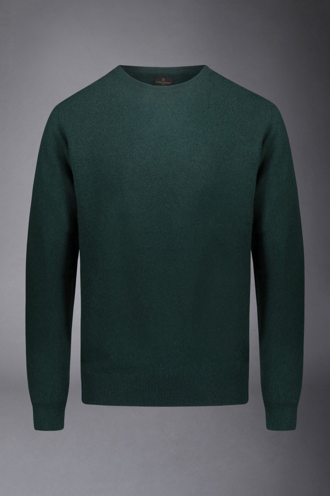 Men's crew neck wool blend lambswool regular fit sweater