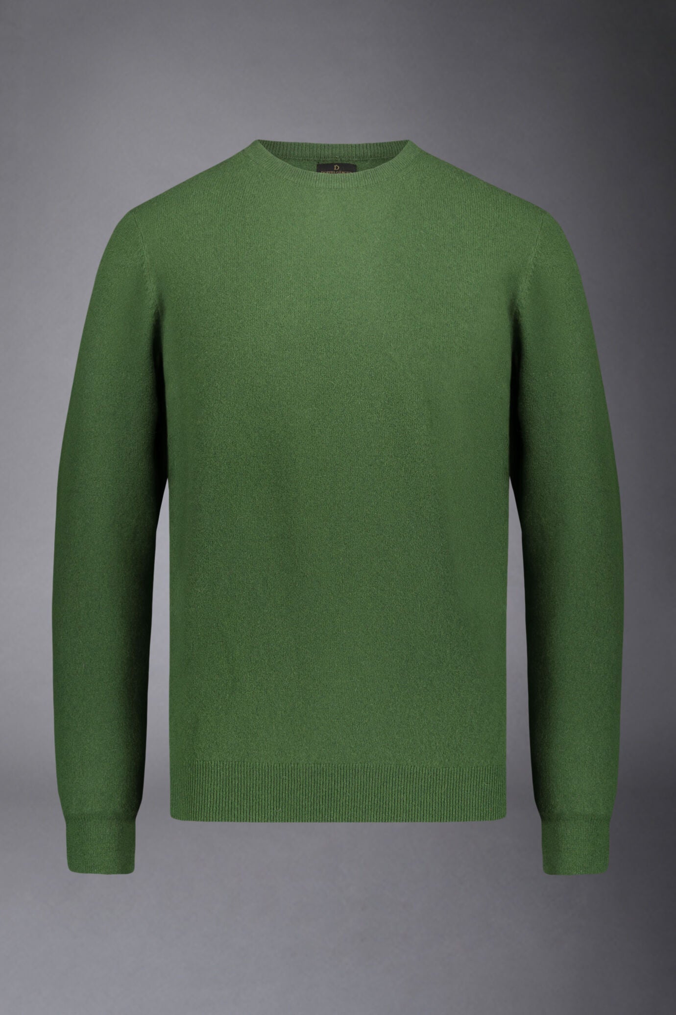 Men's crew neck wool blend lambswool regular fit sweater