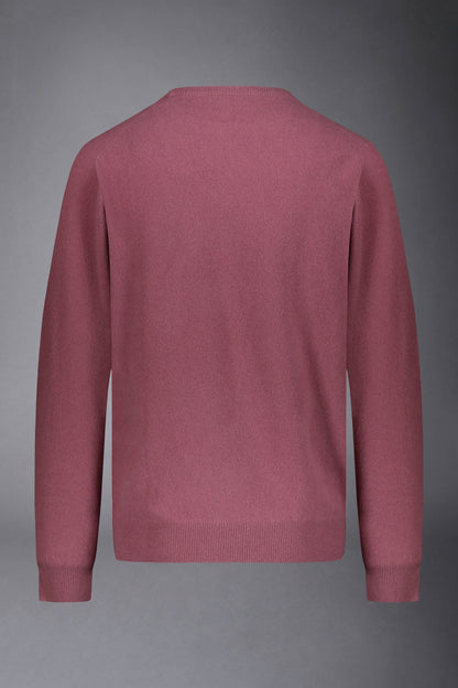 Men's crew neck wool blend lambswool regular fit sweater