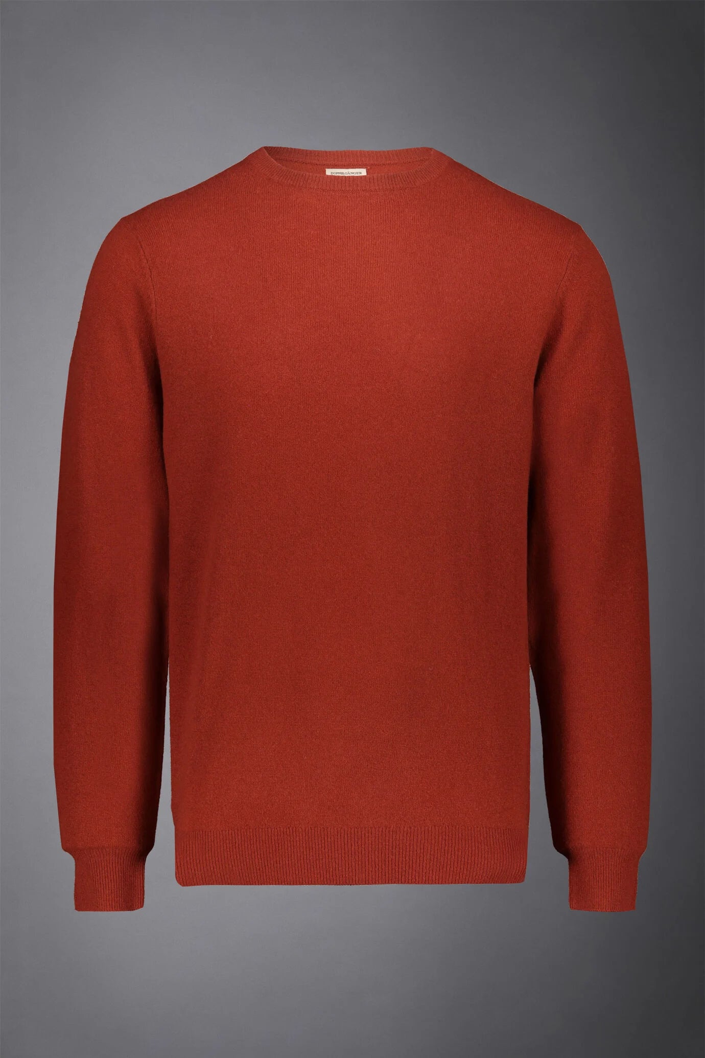 Men's crew neck wool blend lambswool regular fit sweater