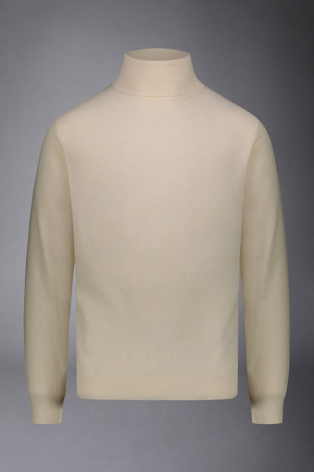 Men's turtleneck lambswool blend regular fit sweater
