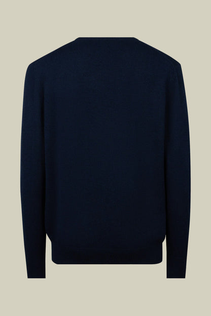 Men's 100% cashmere regular fit roundneck sweater