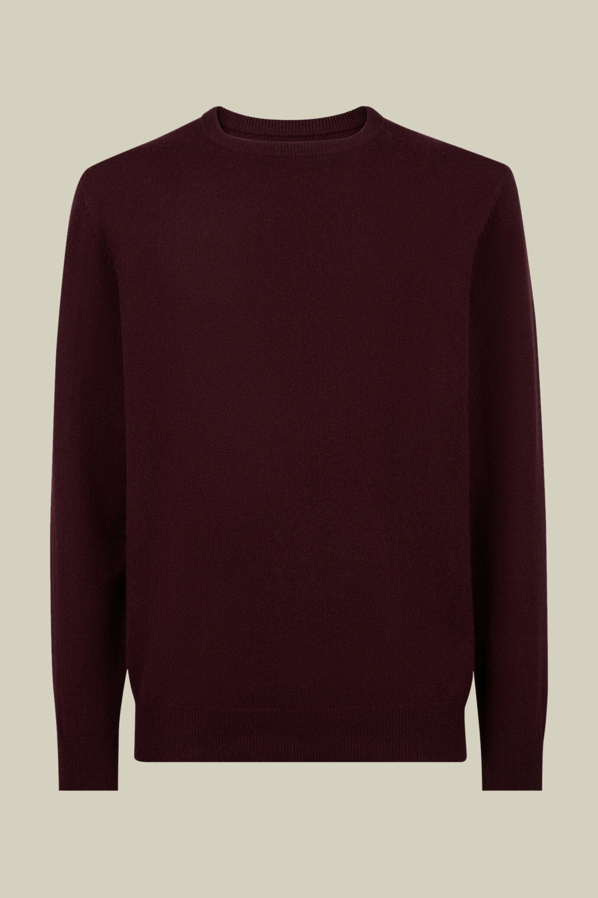 Men's 100% cashmere regular fit roundneck sweater