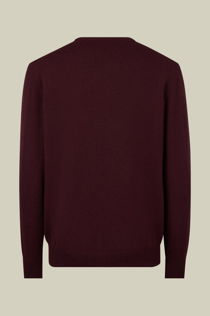 Men's 100% cashmere regular fit roundneck sweater