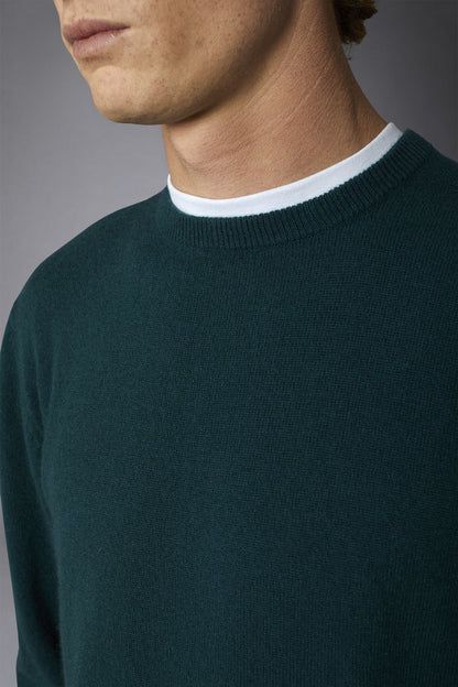 Men's 100% cashmere regular fit roundneck sweater