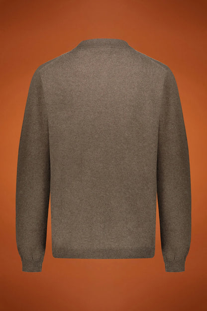 Genderless 100% cashmere regular fit polo shirt