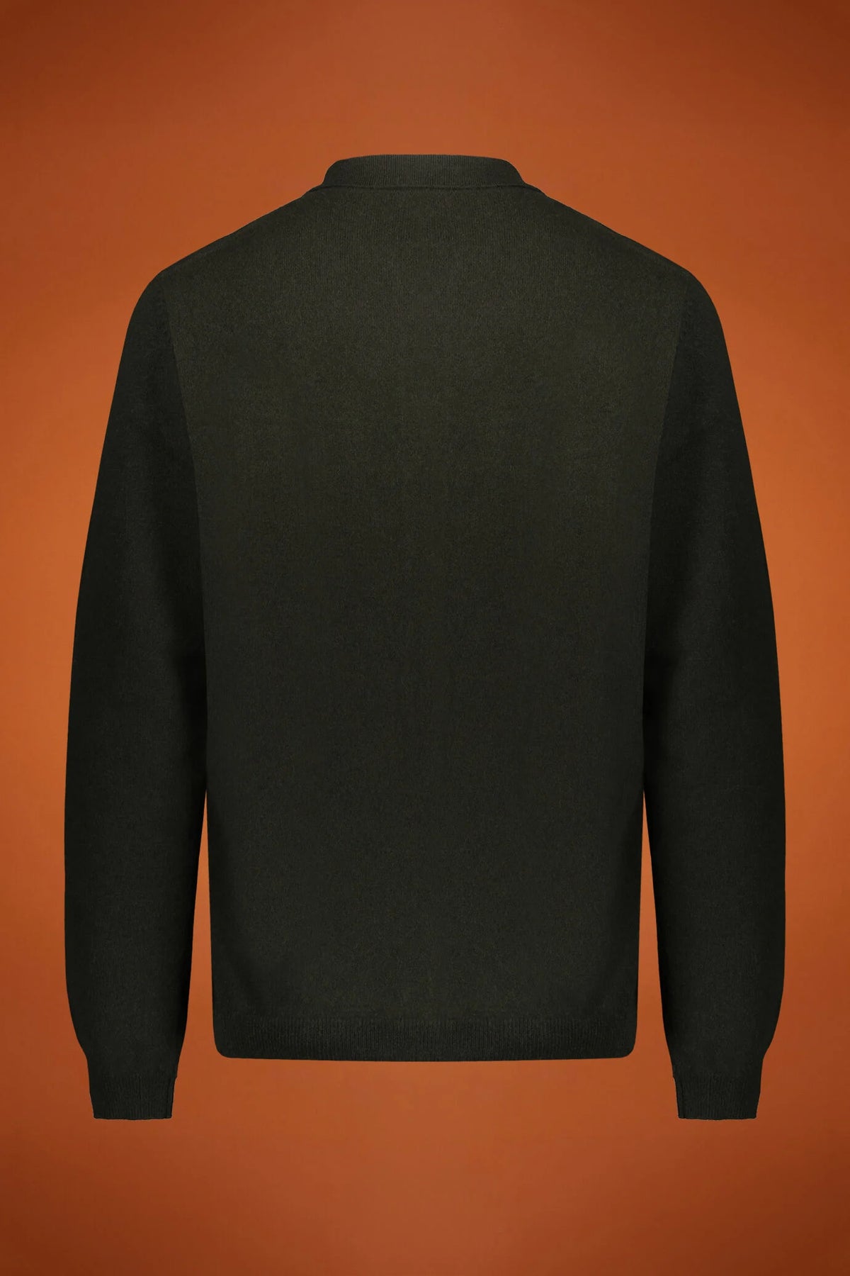Genderless 100% cashmere regular fit polo shirt