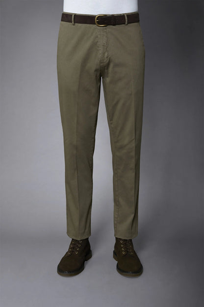 Men's classic chino pants regular fit twill construction