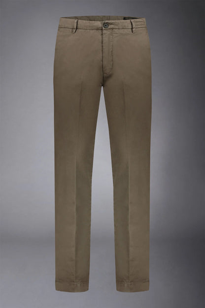 Men's classic chino pants regular fit twill construction
