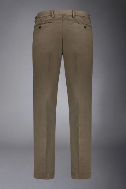 Men's classic chino pants regular fit twill construction