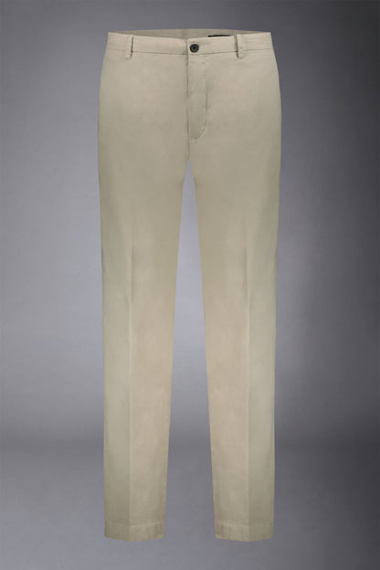 Men's classic chino pants regular fit twill construction