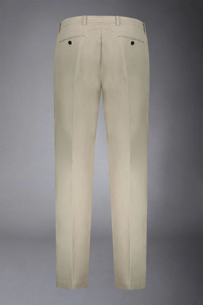 Men's classic chino pants regular fit twill construction