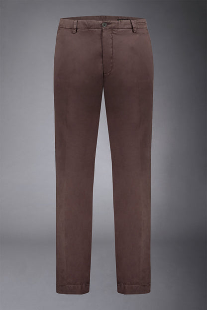 Men's classic chino pants regular fit twill construction