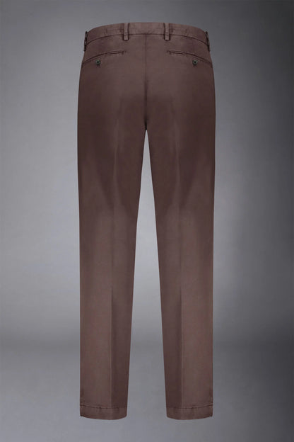 Men's classic chino pants regular fit twill construction