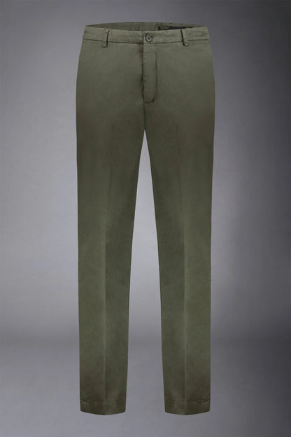 Men's classic chino pants regular fit twill construction