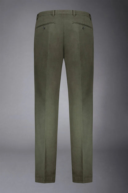 Men's classic chino pants regular fit twill construction