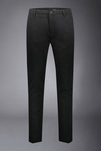 Men's classic chino pants regular fit twill construction