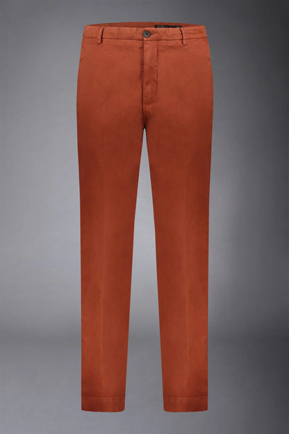 Men's classic chino pants regular fit twill construction
