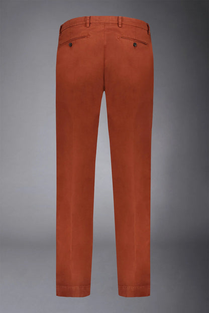 Men's classic chino pants regular fit twill construction