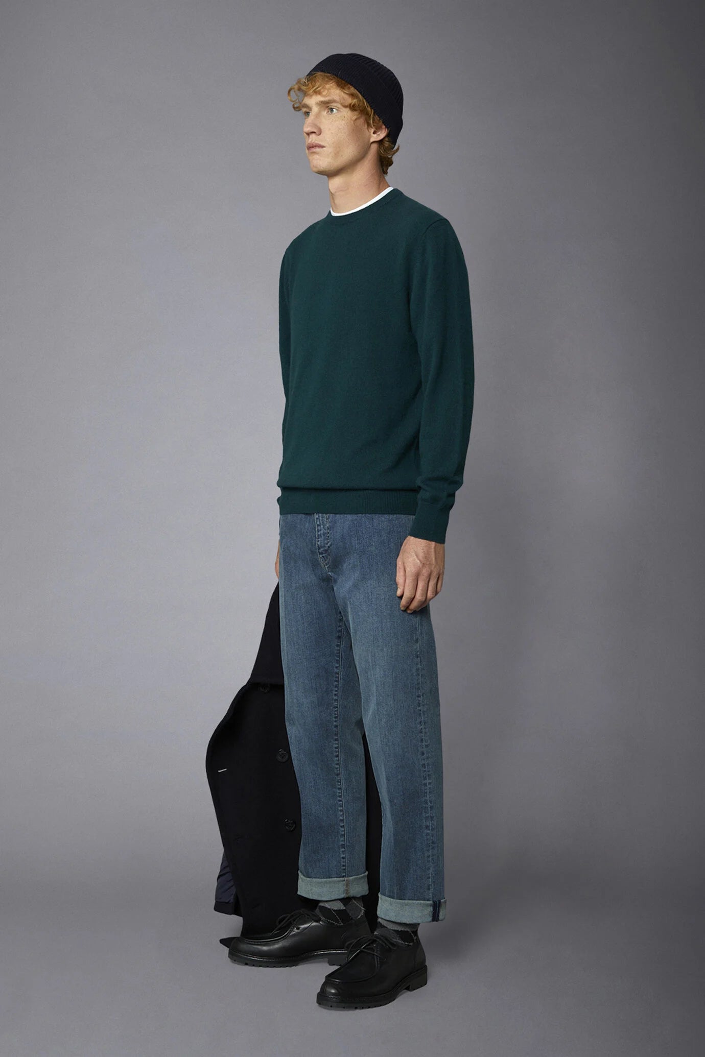 Men's 5-pocket jeans regular fit denim fabric