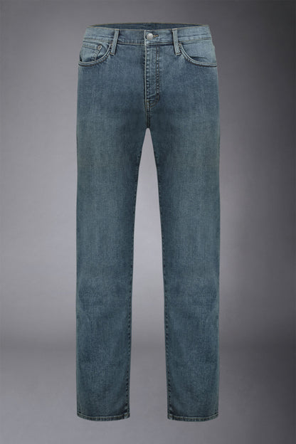 Men's 5-pocket jeans regular fit denim fabric
