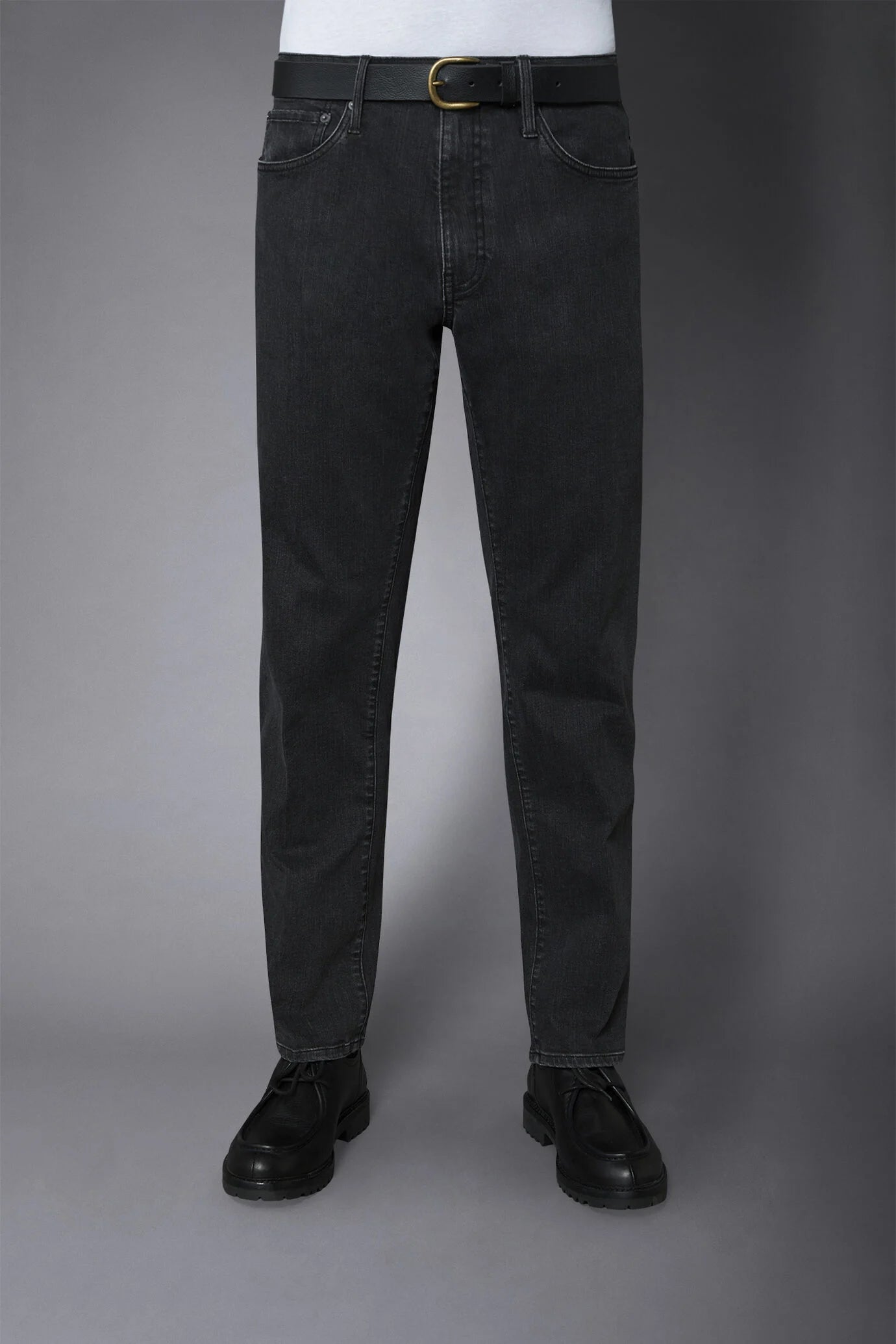 Men's 5-pocket jeans regular fit denim fabric