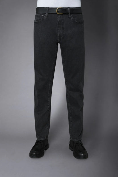 Men's 5-pocket jeans regular fit denim fabric
