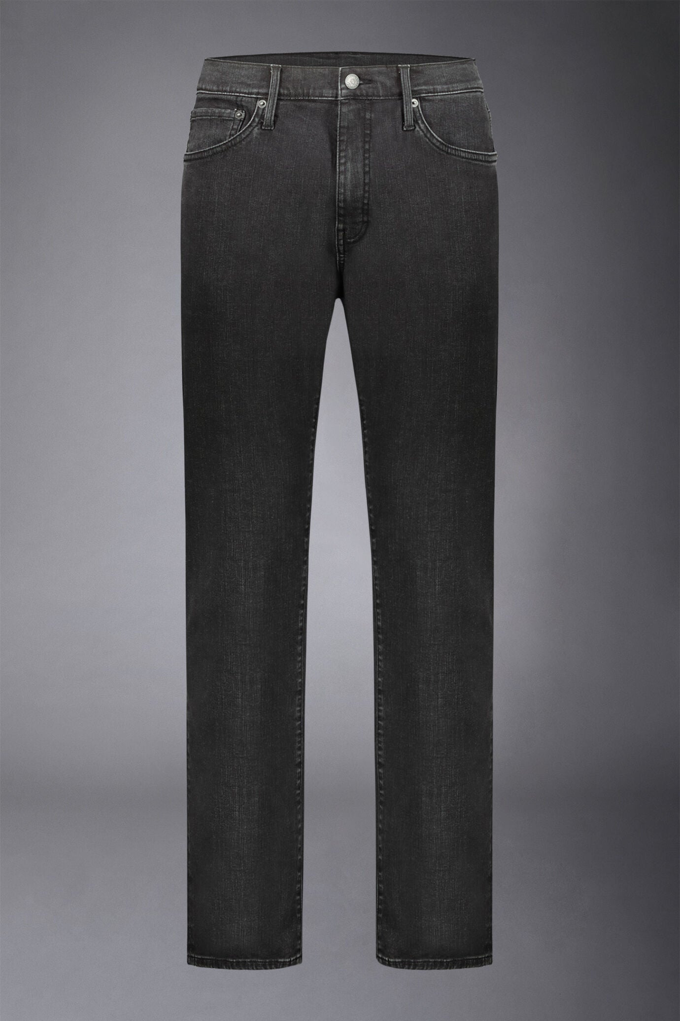 Men's 5-pocket jeans regular fit denim fabric