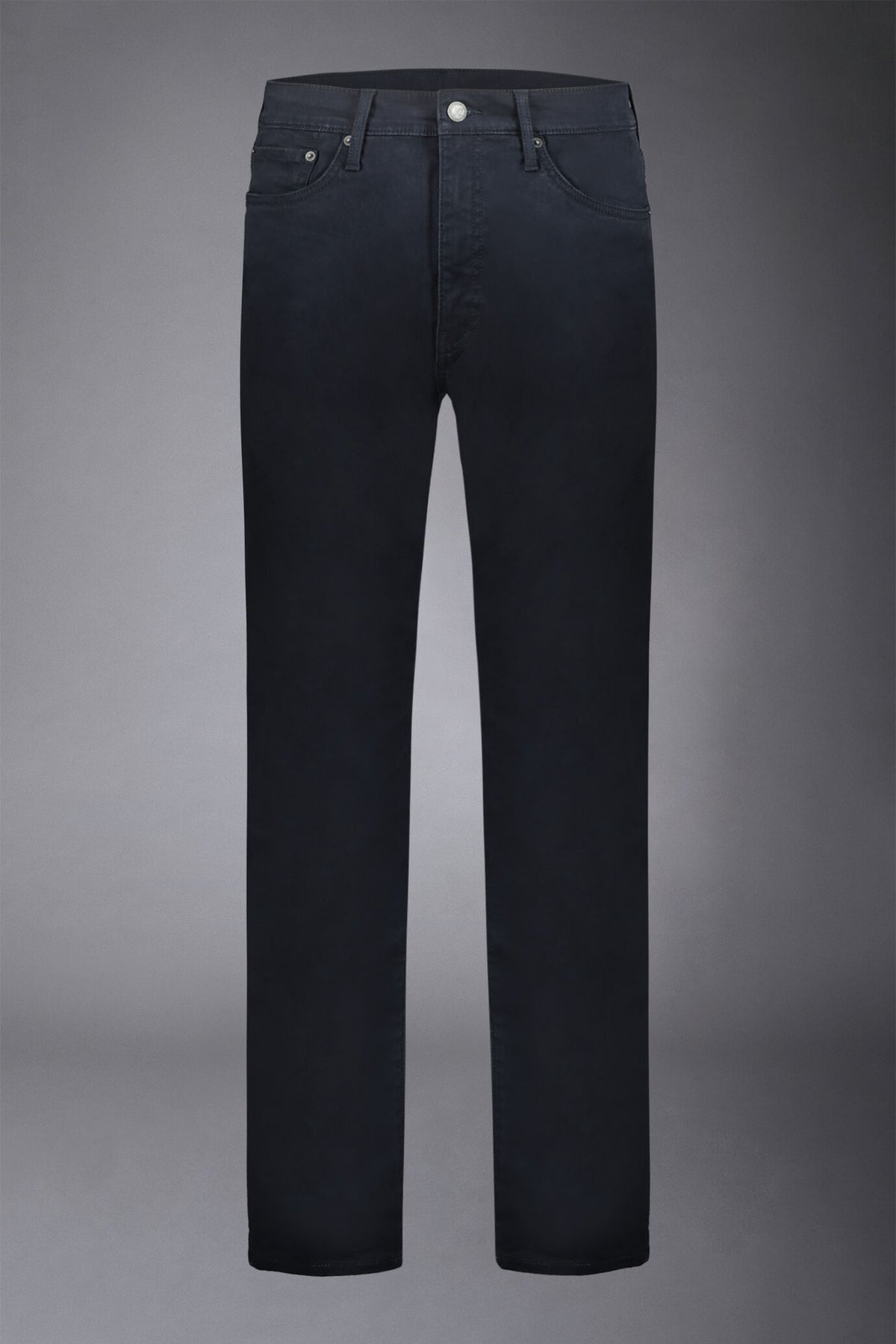 Men's 5-pocket pants washed twill fabric regular fit