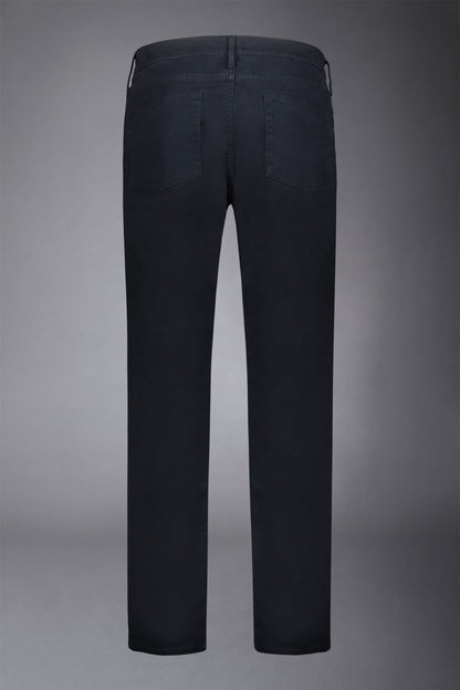 Men's 5-pocket pants washed twill fabric regular fit
