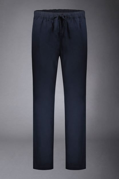 Men's solid-color pajamas in pure cotton